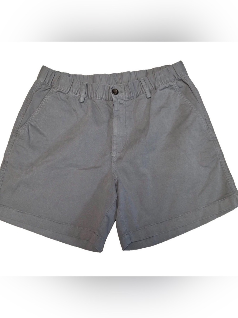 Bearbottom Clothing Mens Stretch Chino Shorts Gray 5.5 Inch Inseam Size Large